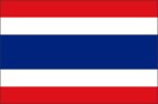 Nationalflagge von Thailand
